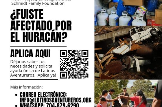 La organización Latinos Aventureros, ha habilitado un fondo de ayuda para quienes enfrentan necesidades tras el impacto del huracán Helene.