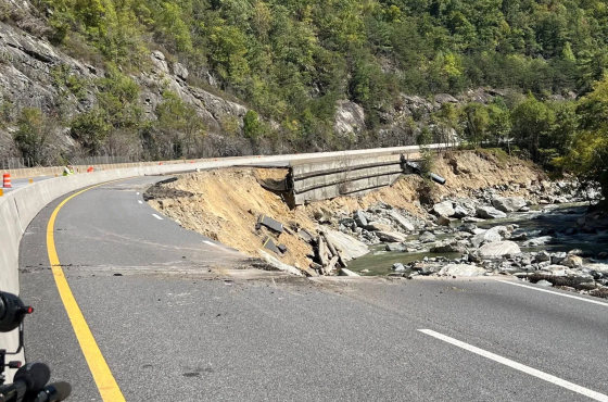 El NCDOT estima la reapertura del tráfico de dos carriles en la I-40 en el condado de Haywood