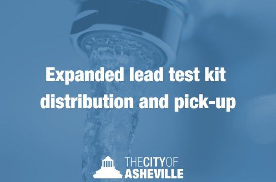 Disponibles kits de prueba de plomo para clientes registrados en Asheville