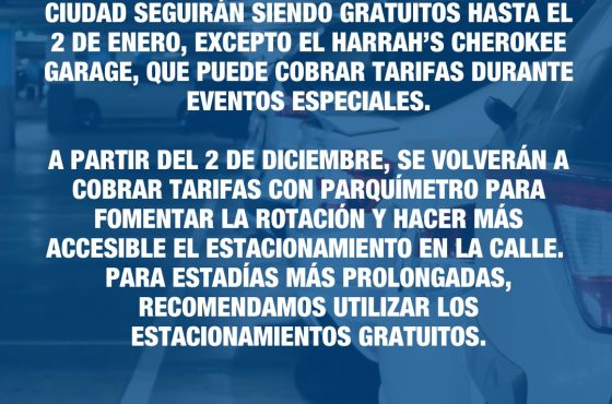 Asheville inicia cobro en parquímetros tras periodo gratuito en garajes públicos